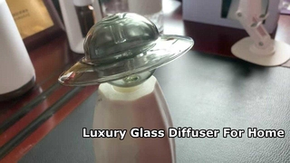 Elegante glazen etherische olieverspreider voor modern interieur