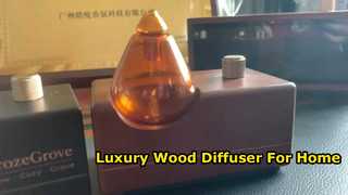 Natural Wood Aroma Diffuser Elegant Hotel Style Fragrance